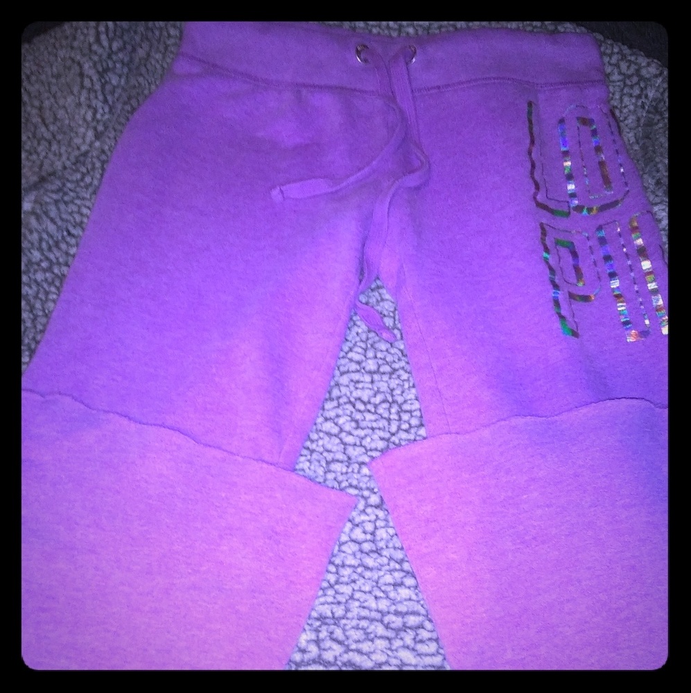 Pink vs sweat pants